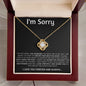 "Heartfelt Apology Necklace Gifts for Wives: Say Sorry with Style"