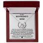LOVE KNOT NECKLACE; "Show Your Appreciation for the Woman Behind Your Amazing Man with Our 'Mother's Love' Necklace - A Meaningful Gift for Your Partner's Mom"
