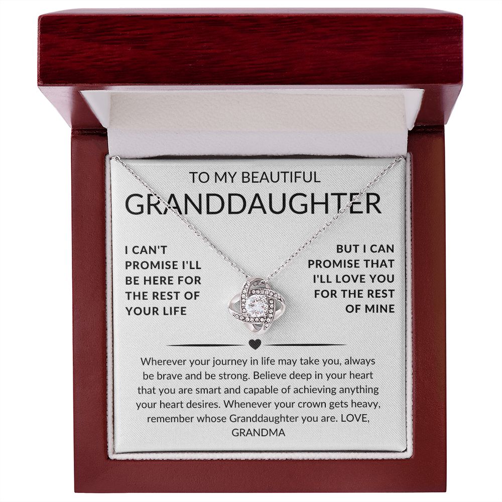 Love Knot Necklace Granddaughter Gift
