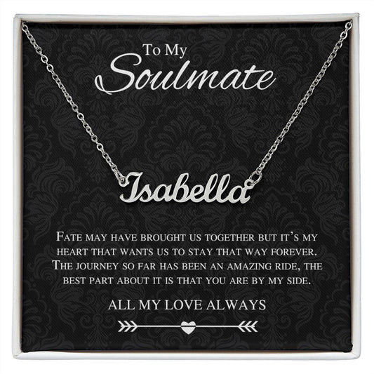 Personalize Name Necklace for Your Soulmate
