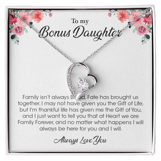 My Bonus Daughter | The Gift Of You - Forever Love Necklace