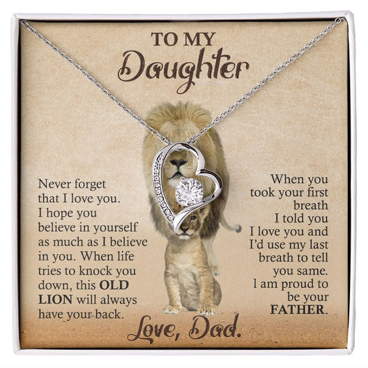 Forever Love Necklace Gift for Daughter