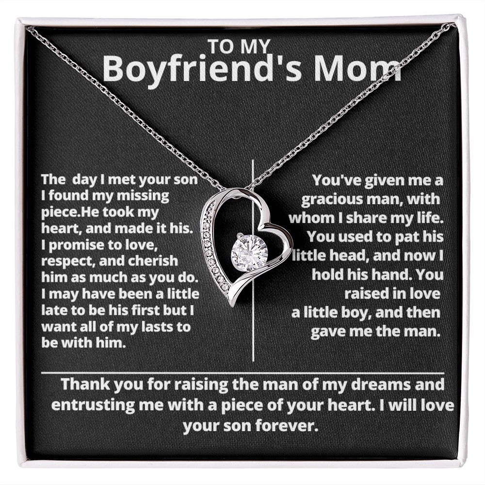 Forever Love Necklace for My Boyfriend's Mom