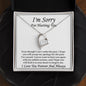 I'M Sorry for Hurting You Forever Love Necklace
