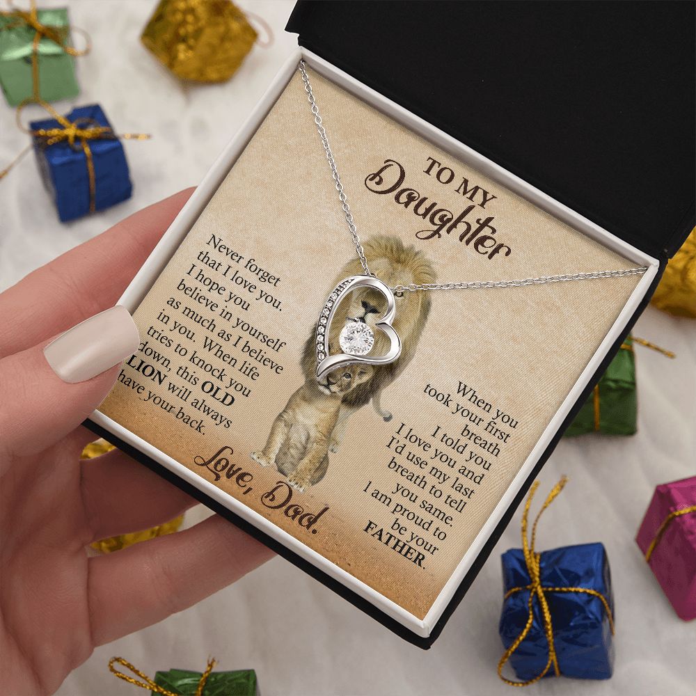 Forever Love Necklace Gift for Daughter