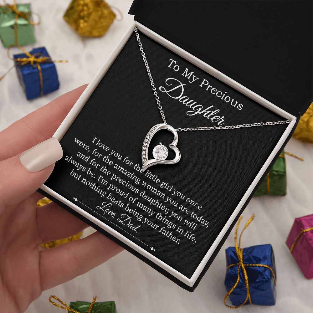 Forever Love Necklace For Precious Daughter