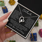 "Heartfelt Soulmate Necklace with Custom Love Message Card - Romantic Gift Idea"