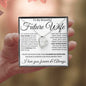Forever Love Necklace For My Future Wife