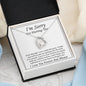 I'M Sorry for Hurting You Forever Love Necklace