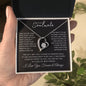 "Heartfelt Soulmate Necklace with Custom Love Message Card - Romantic Gift Idea"