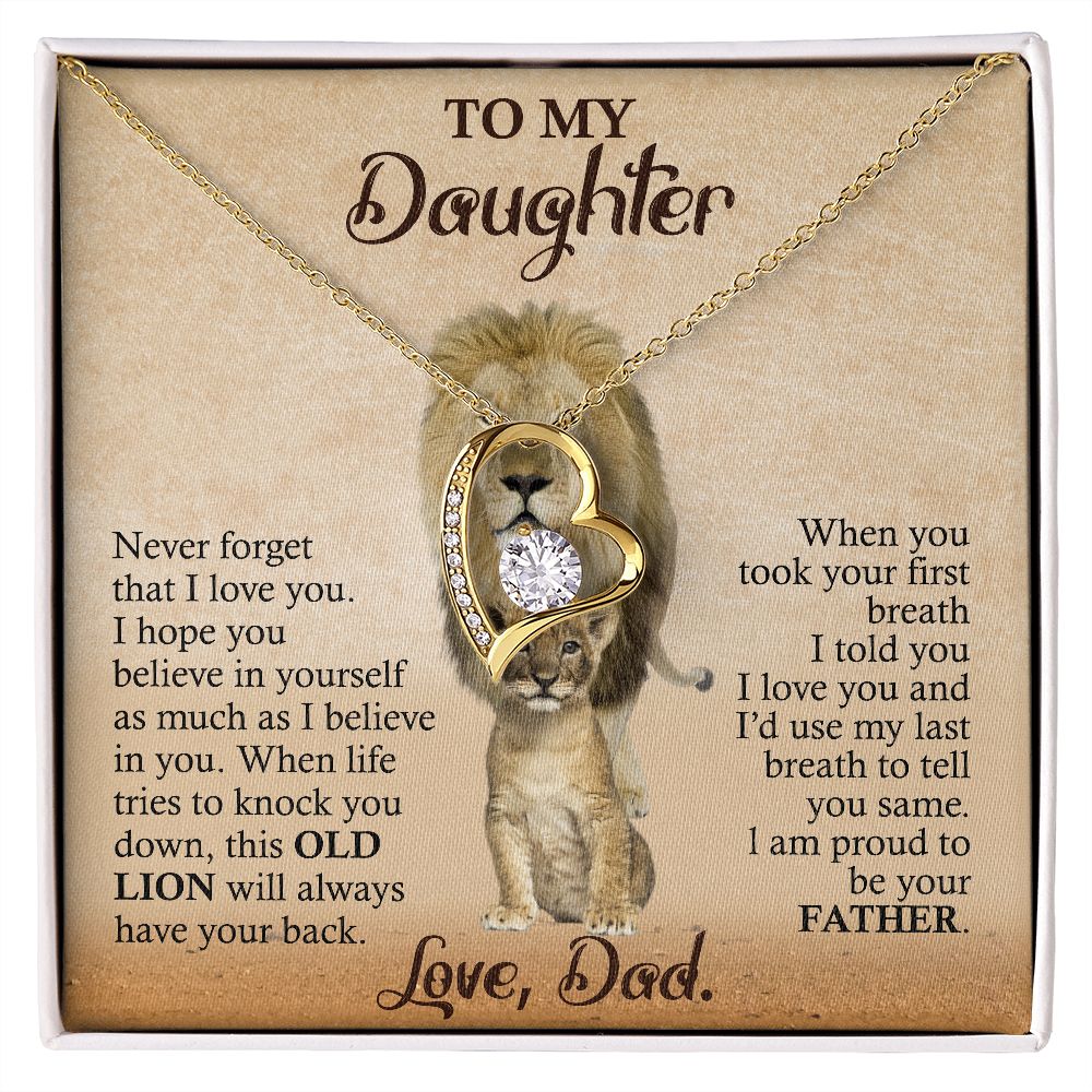 Forever Love Necklace Gift for Daughter