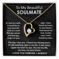 To My Beautiful Soulmate Forever Love Necklace