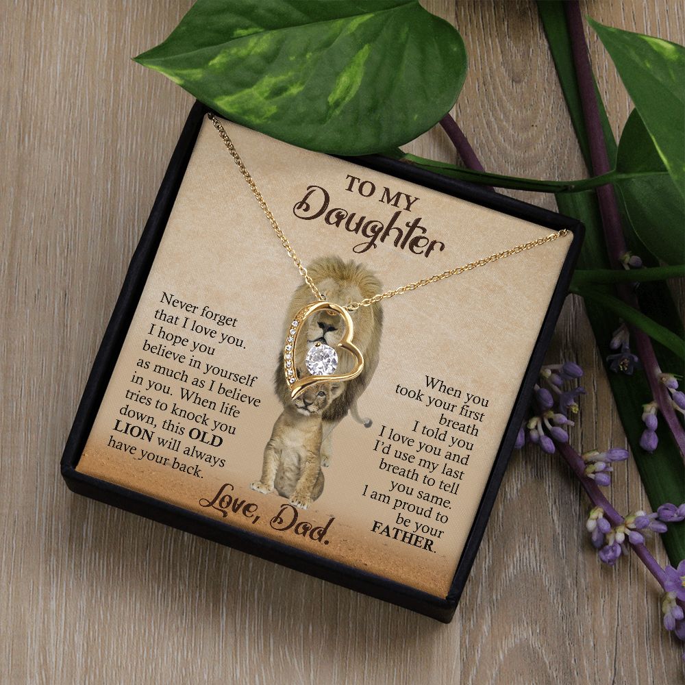Forever Love Necklace Gift for Daughter