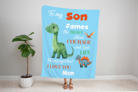 Personalized Monster Trucks Blanket, Birthday Gift for Baby Boys, Custom Gift for Newborn Baby, Baby Boy Bedding Gift, Toddler Boy Blanket