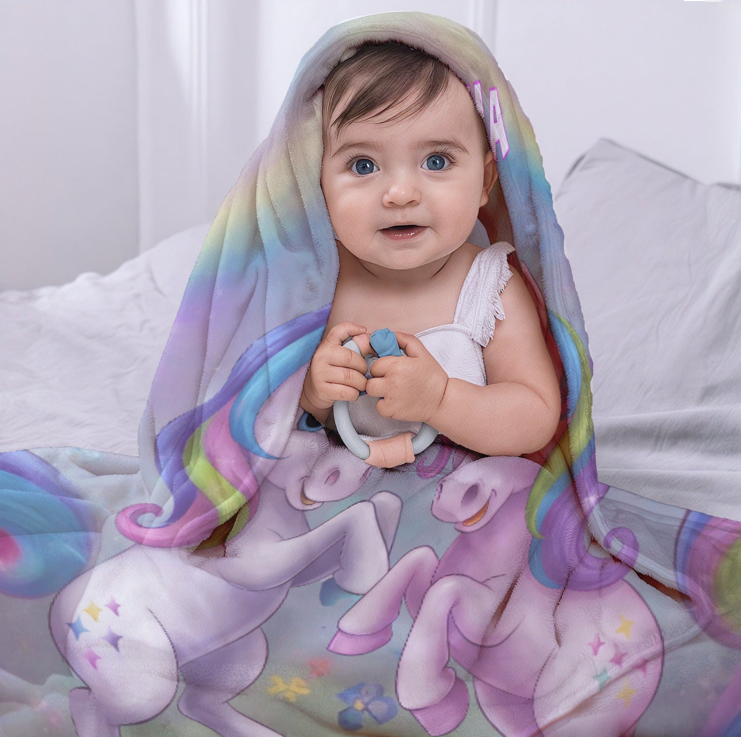 Personalized Blanket, Custom Unicorn Blanket, Unicorn Gifts