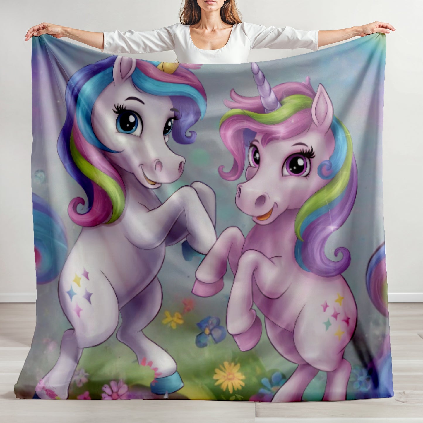 Personalized Blanket, Custom Unicorn Blanket, Unicorn Gifts
