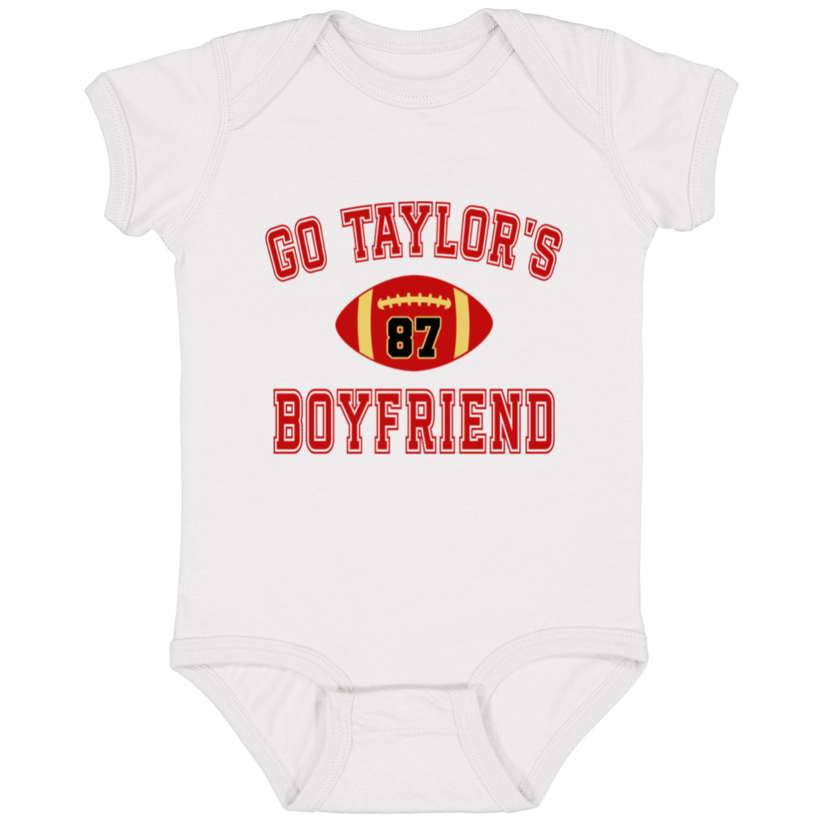 Go Taylors Boyfriend Shirt-Travis And Taylor Shirt-Game Day Bodysuit for kids, Taylor's Tots