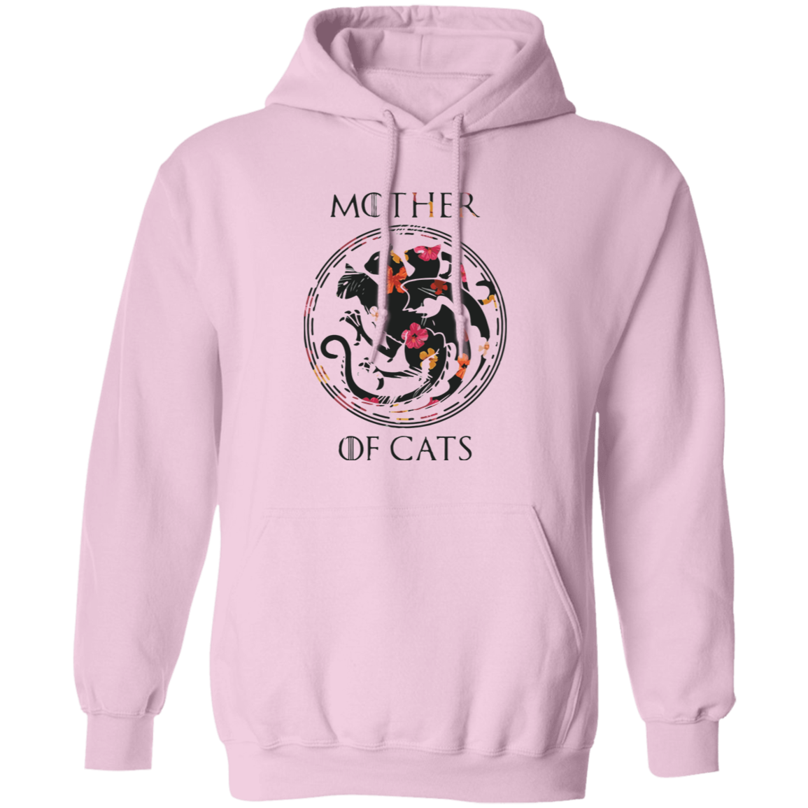 Mother Of Cats Pullover Hoodie