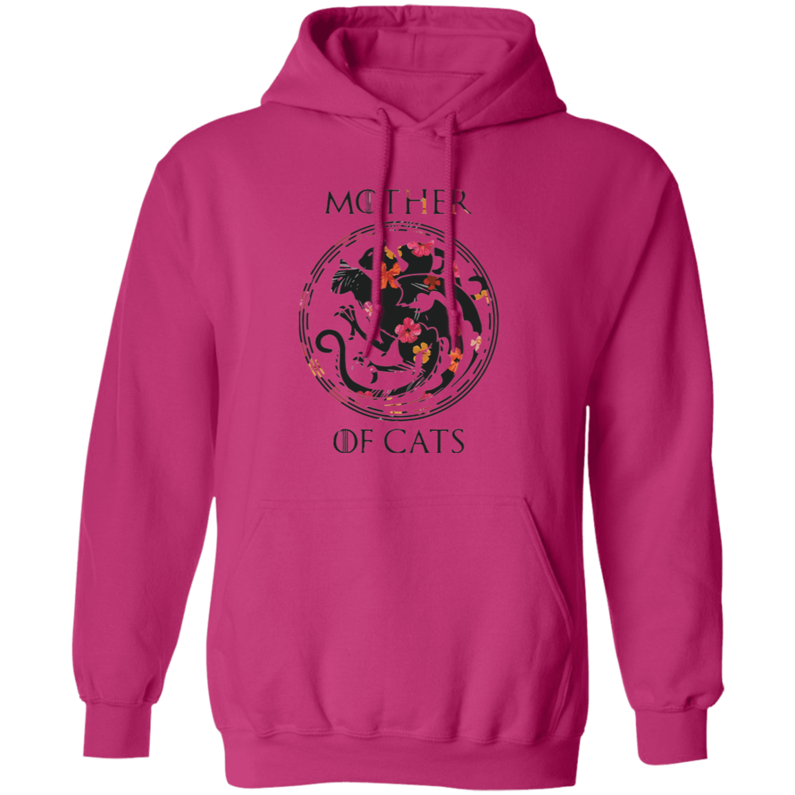 Mother Of Cats Pullover Hoodie