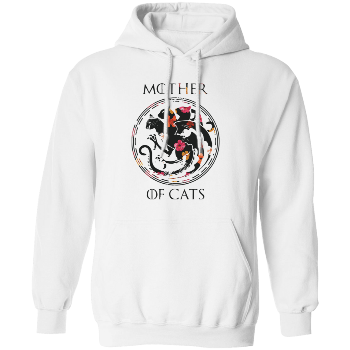 Mother Of Cats Pullover Hoodie