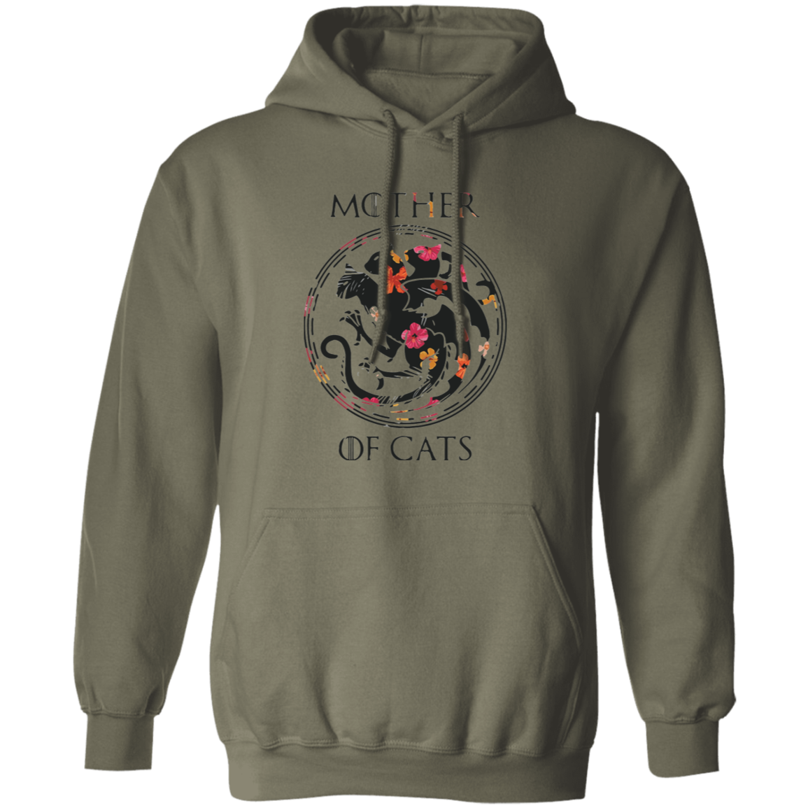 Mother Of Cats Pullover Hoodie