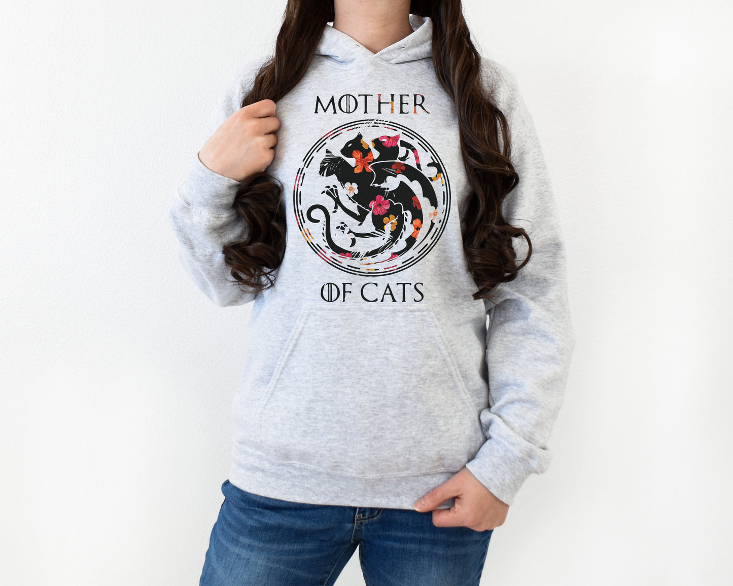 Mother Of Cats Pullover Hoodie