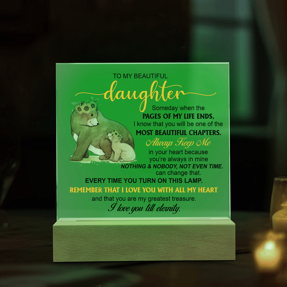 (ALMOST SOLD OUT) Keepsake Gift for Daughter - Night Lamp of Love