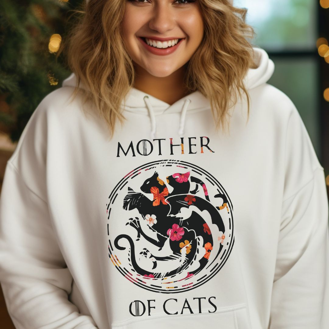 Mother Of Cats Pullover Hoodie