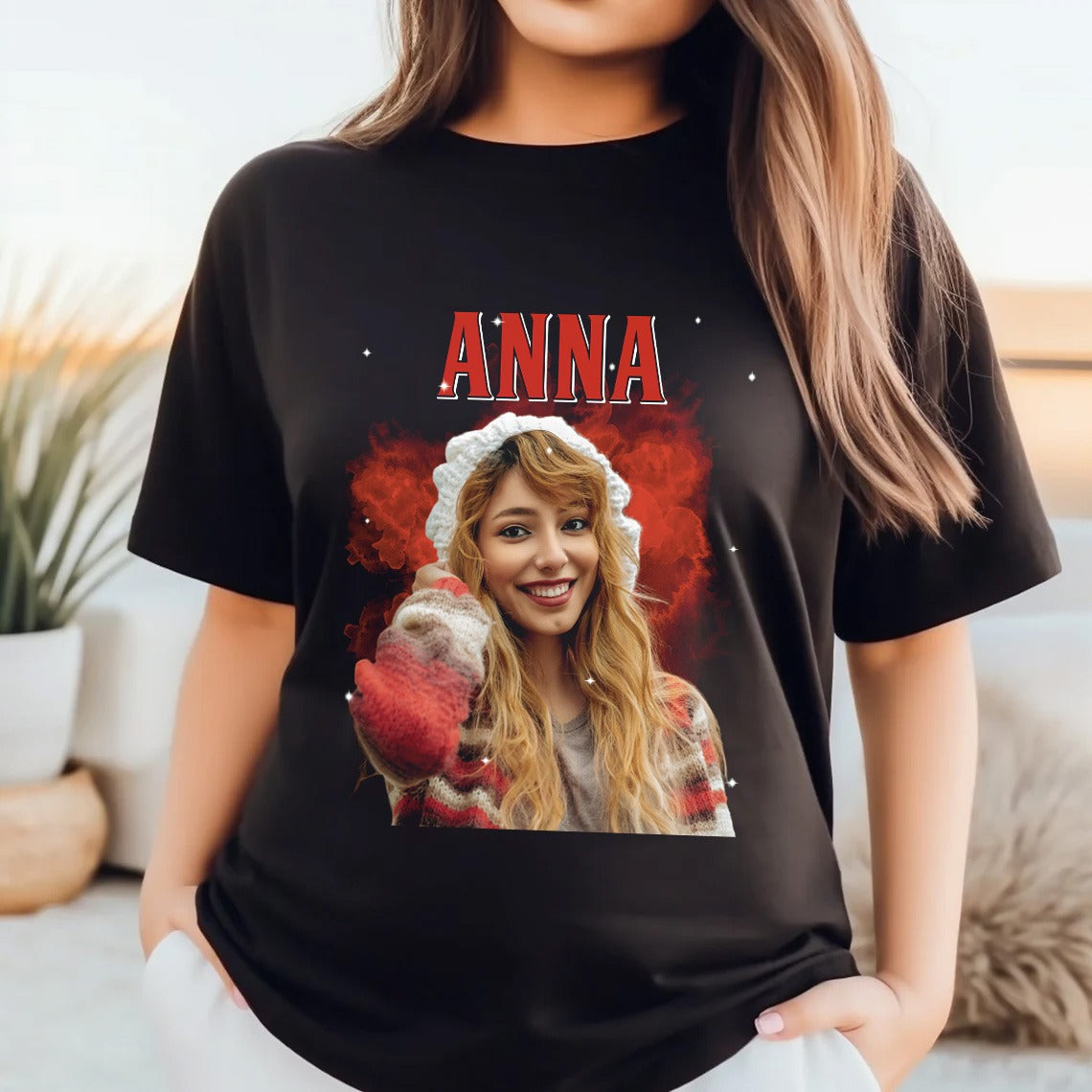 90s Vintage Bootleg Idea Shirt, Custom Your Own Bootleg Shirt, Insert Your Photo Here Shirt, Custom Girlfriend, Boyfriend, Kid Photo