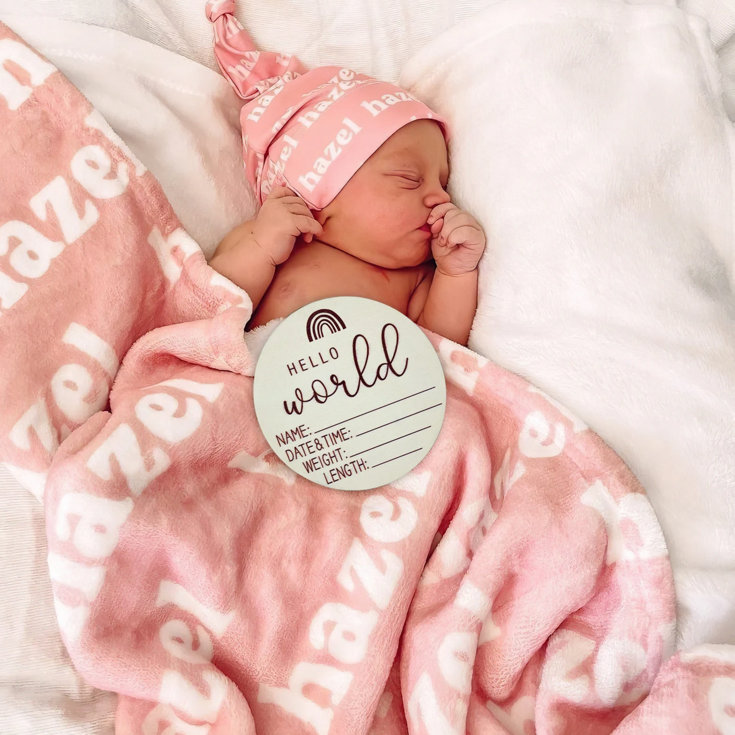 Personalized Sherpa Name Lovely Kid Blanket