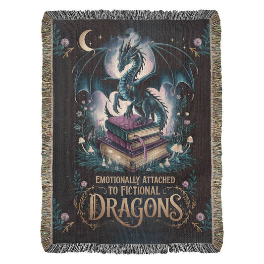 Book Dragon Blanket