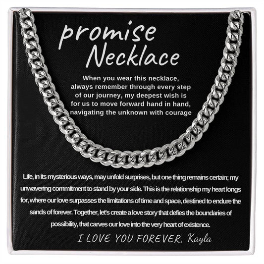 Promise Necklace for Him, Promise Gifts for Him, Boyfriend