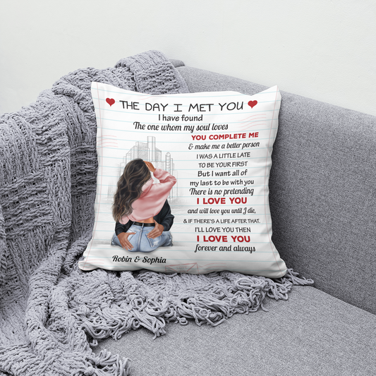 I Love You Forever And Always - Personalized Pillow