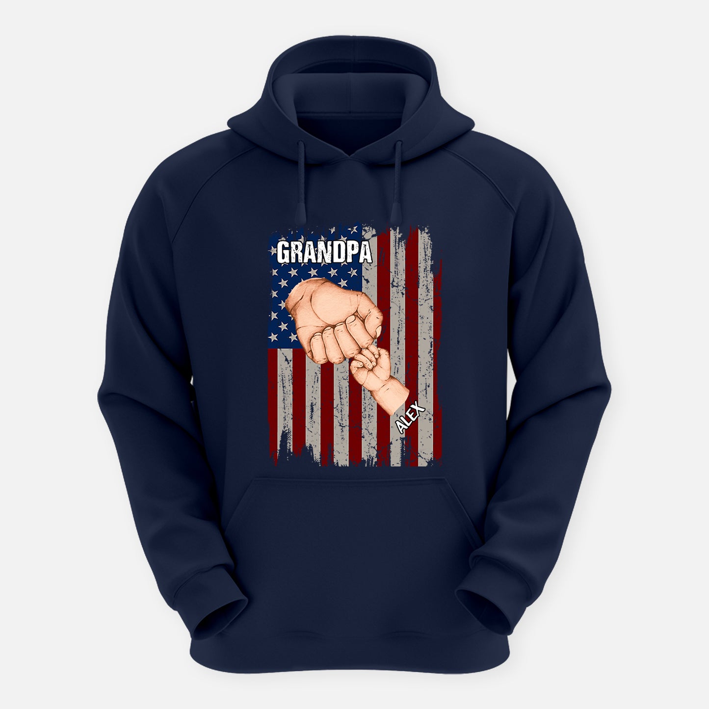 Personalized Family Hand Custom Unisex Hoodie