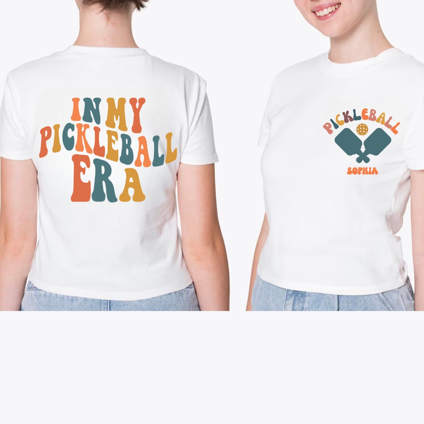 Personalized Pickleball T-Shirt - Custom In My Pickleball Era, Perfect Gift for Pickleball Lovers