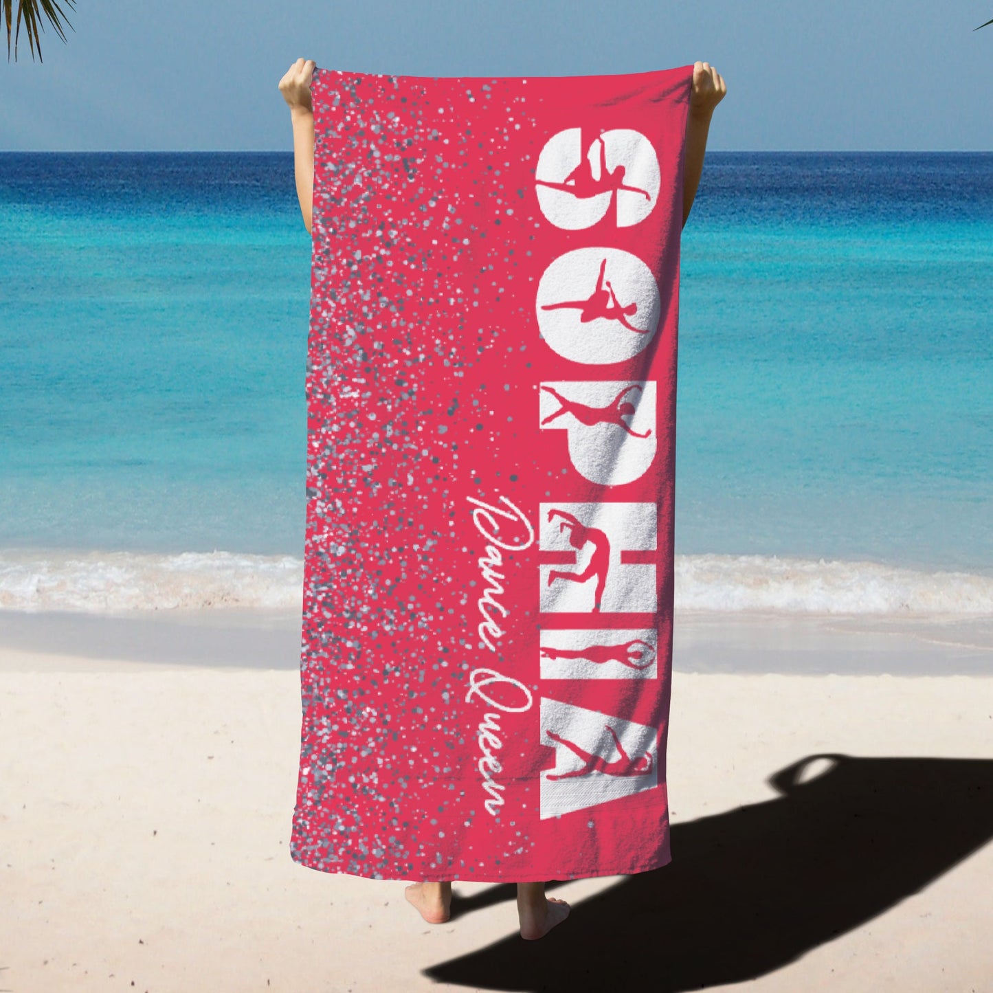 Personalized Beach Towel for Dancer, Gift for Dancers, Custom Dancer  Beach Towel, Custom Name Towel, Gift for Dance teachers