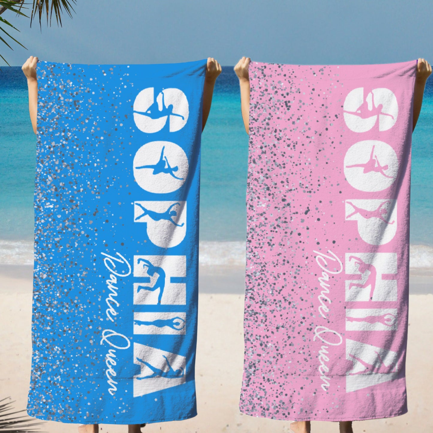 Personalized Beach Towel for Dancer, Gift for Dancers, Custom Dancer  Beach Towel, Custom Name Towel, Gift for Dance teachers