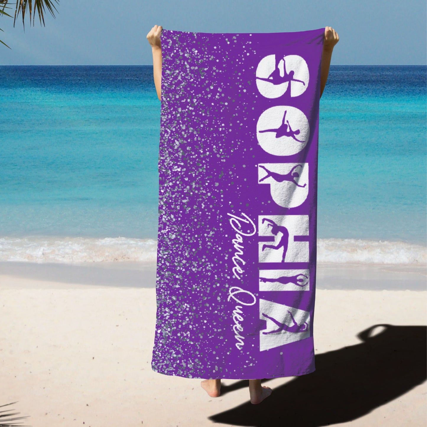 Personalized Beach Towel for Dancer, Gift for Dancers, Custom Dancer  Beach Towel, Custom Name Towel, Gift for Dance teachers