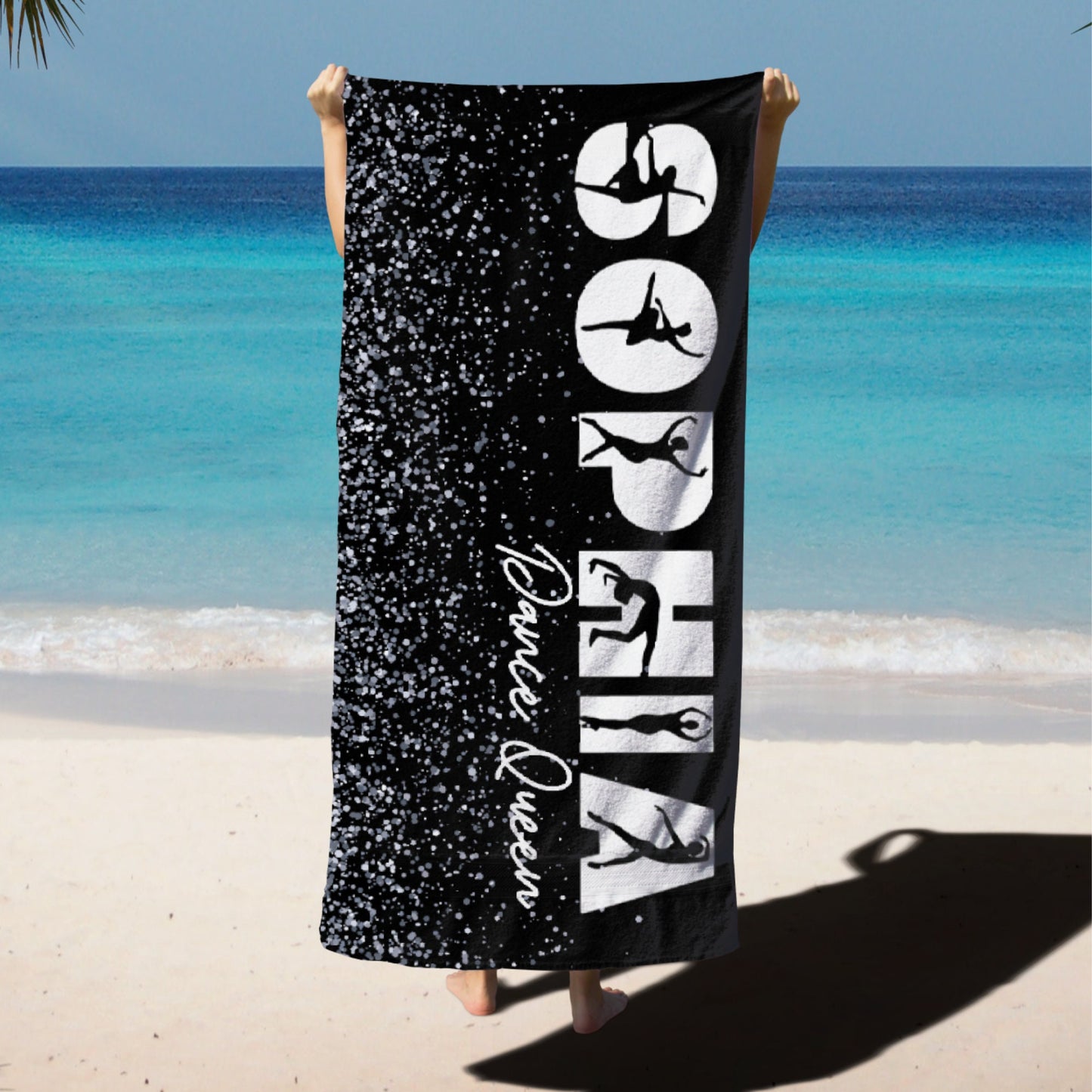 Personalized Beach Towel for Dancer, Gift for Dancers, Custom Dancer  Beach Towel, Custom Name Towel, Gift for Dance teachers