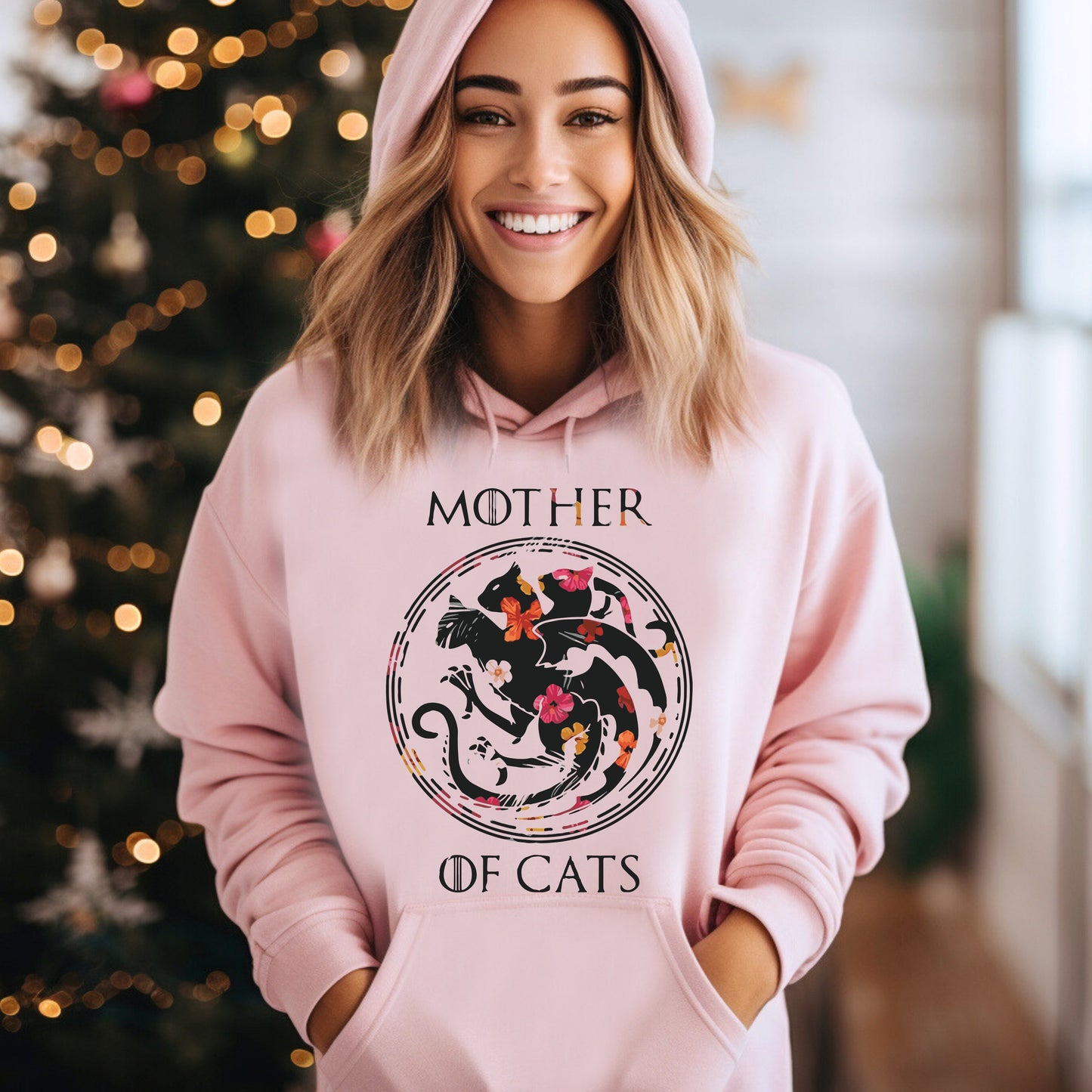 Mother Of Cats Pullover Hoodie