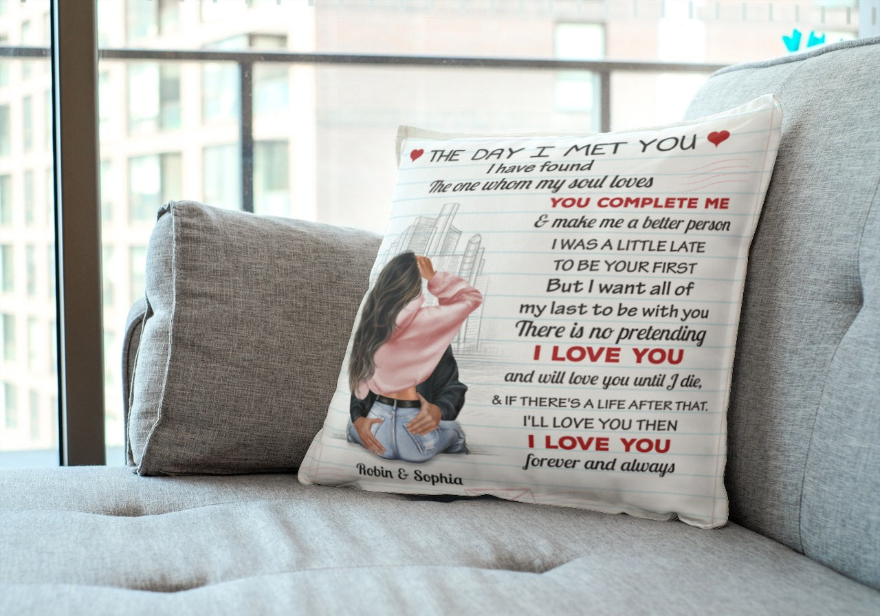 I Love You Forever And Always - Personalized Pillow