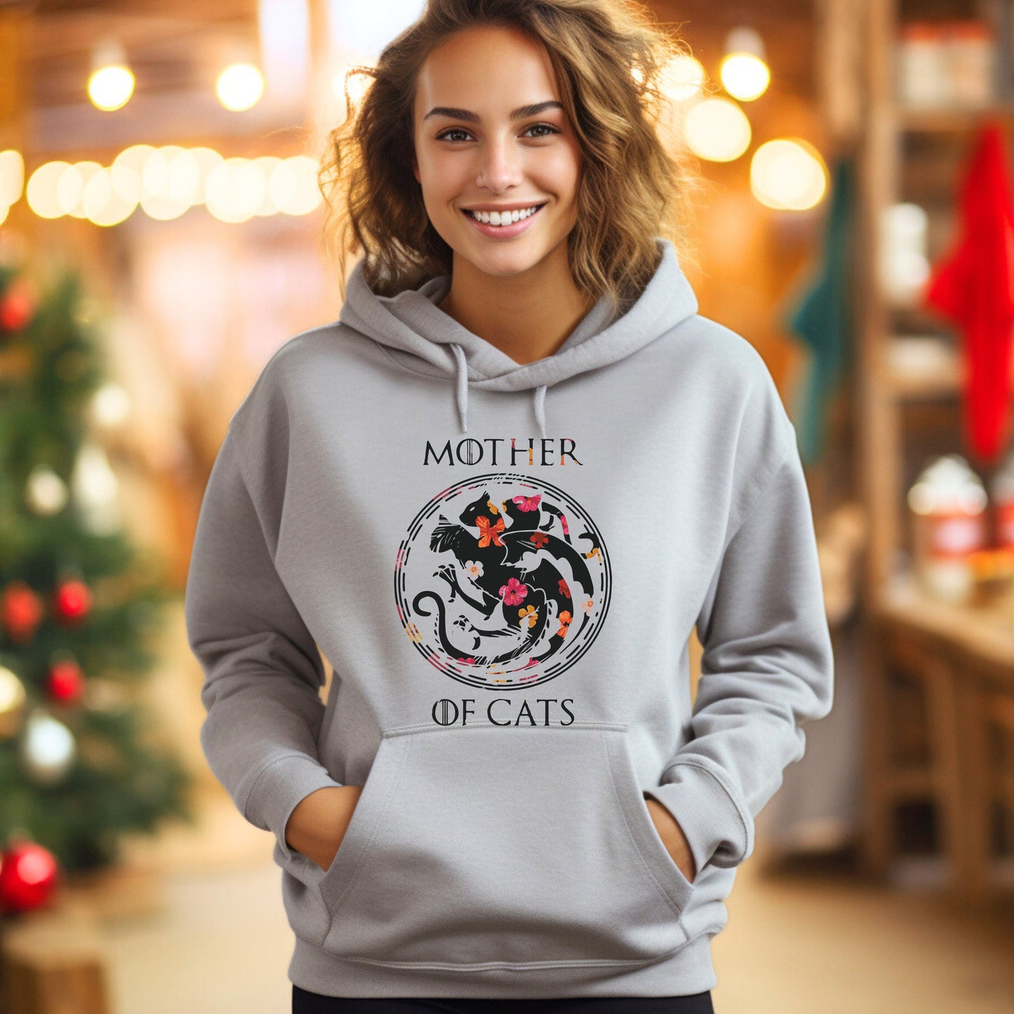 Mother Of Cats Pullover Hoodie