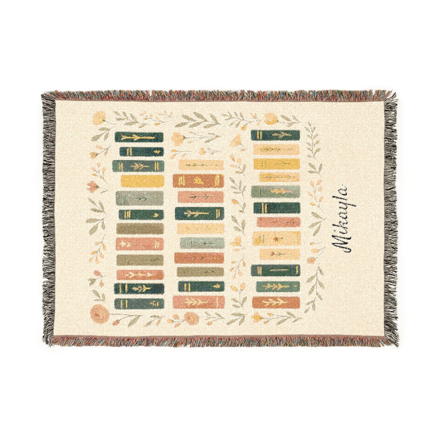 Book lover woven Blanket