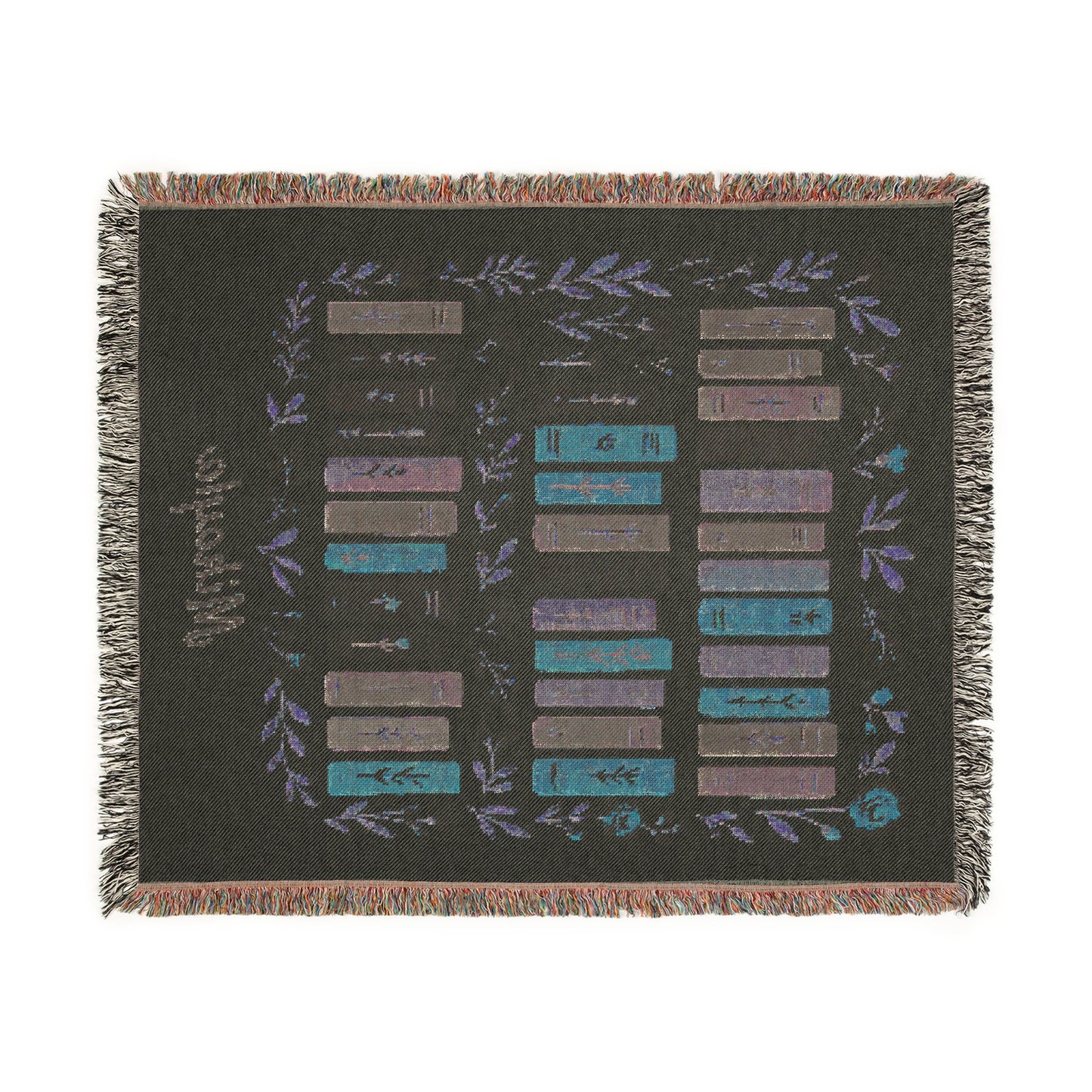 Book lover woven Blanket