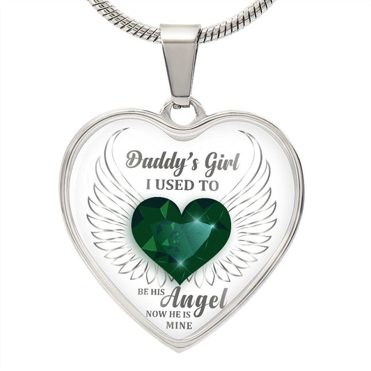 "Forever Remember Your Special Bond: Top 10 Memorial Heart Pendant Necklaces for Daddy's Girls"