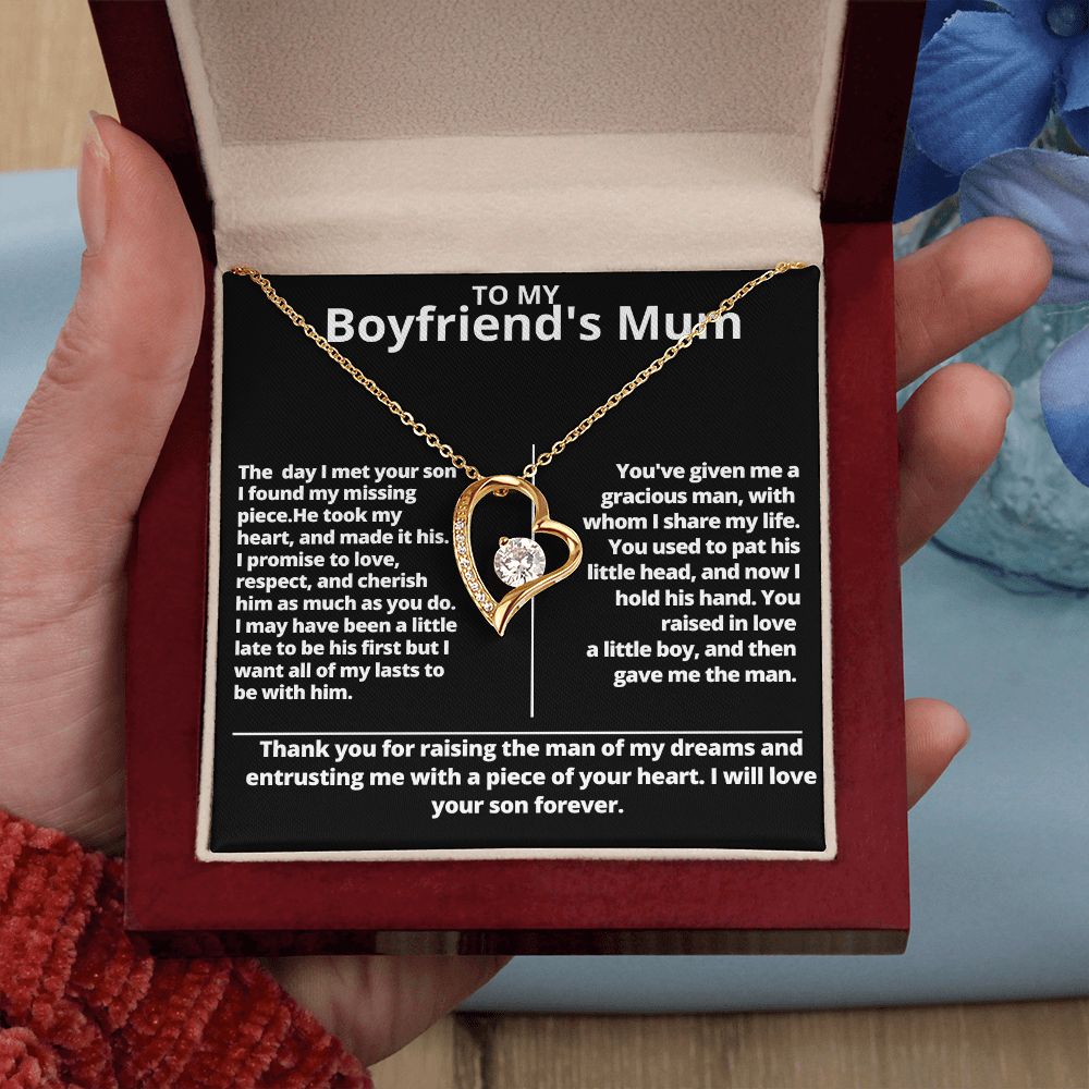 Forever Love Necklace Gift for Boyfriend's Mum