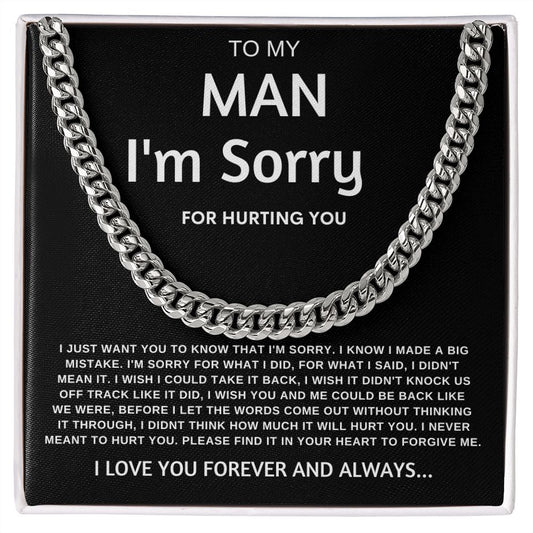 To My Man I'm Sorry For Hurting You