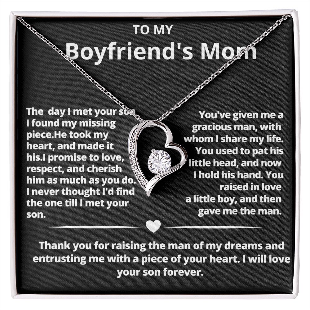 Forever Love Necklace for Boyfriend's Mom