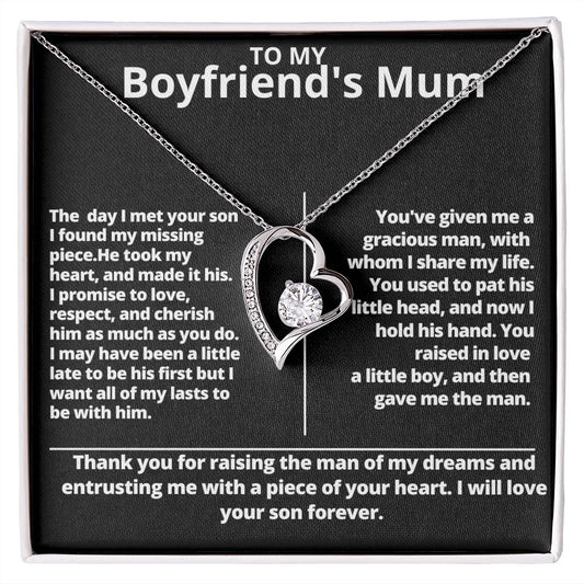Forever Love Necklace Gift for Boyfriend's Mum