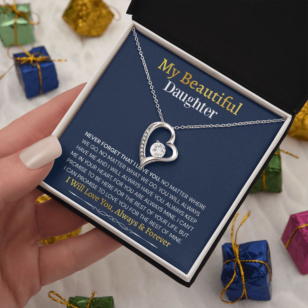Forever Love Necklace Gift to Daughter